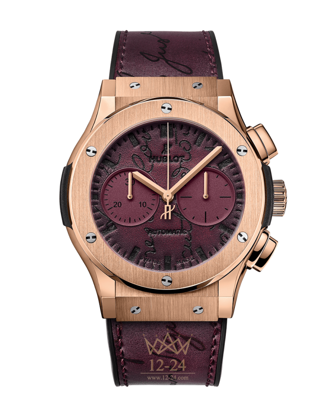 Hublot Chronograph Berluti Scritto Bordeaux 521.OX.O50V.VR.BER18