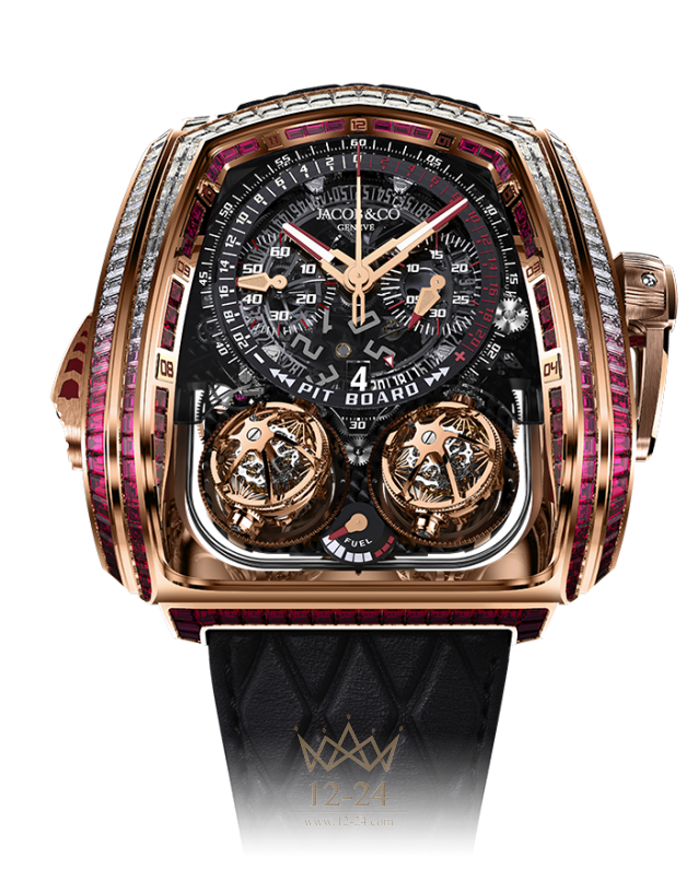 Jacob &amp; Co Twin Turbo Furious Baguette TT800.40.BR.AA.A