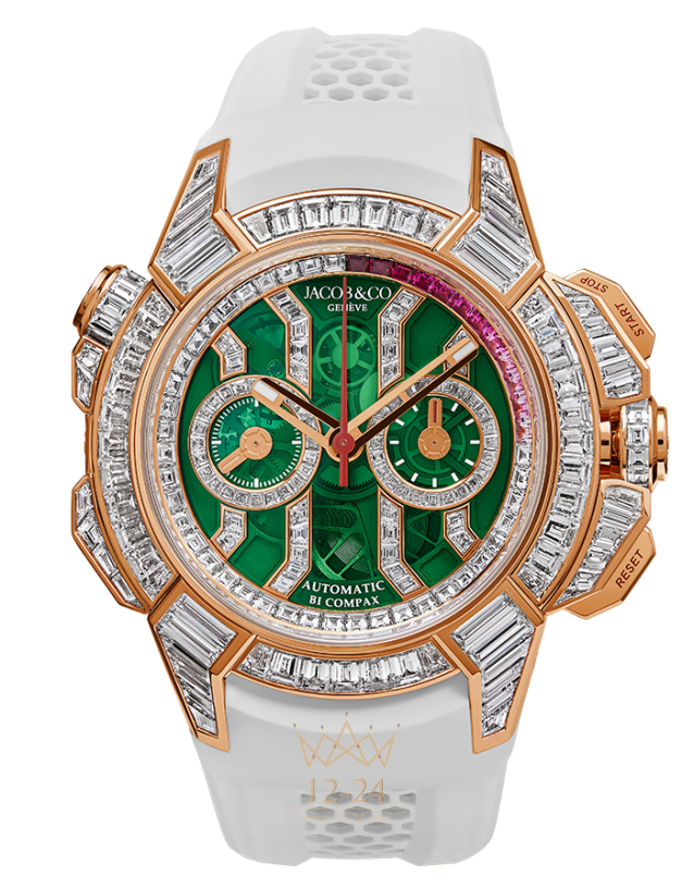 Jacob &amp; Co Epic X Chrono Baguette EC422.40.BW.GD.A