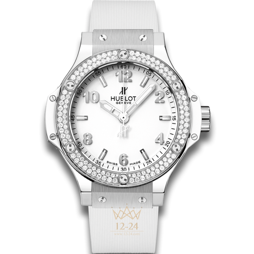Hublot Steel White Diamonds 38 mm 361.SE.2010.RW.1104