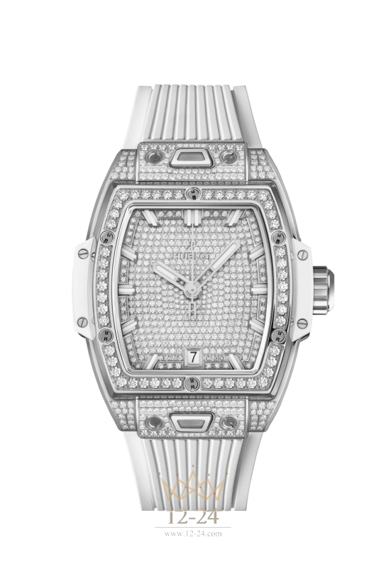 Hublot Titanium White Full Pave 662.NE.9000.RW.1604