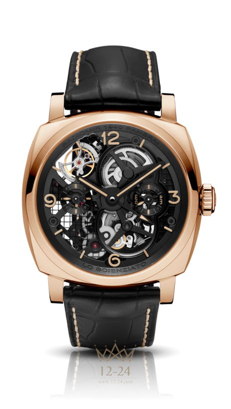 Panerai LO SCIENZIATO - Radiomir 1940 Tourbillon GMT Oro Rosso - 48 мм PAM00559