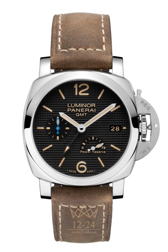 Panerai 3 Days GMT Power Reserve Automatic Acciaio — 42 mm PAM01537