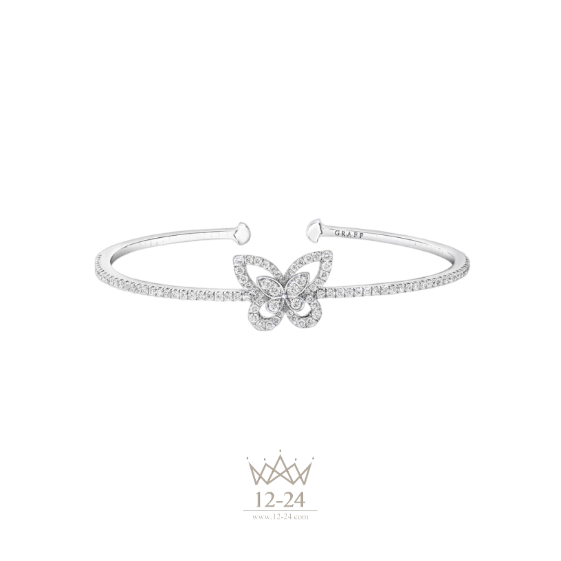 Graff Butterfly Silhouette Diamond Bangle RGB500
