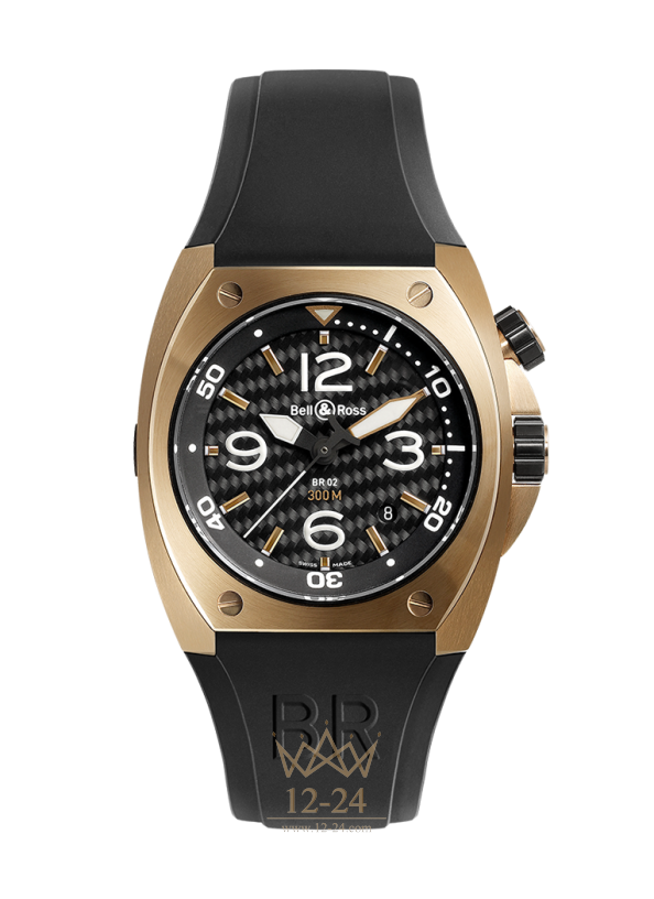 Bell &amp; Ross BR 02-92 ROSE GOLD BR02-PINKGOLD