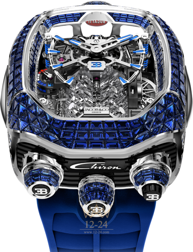 Jacob &amp; Co Bugatti Chiron Tourbillon Baguette BU800.30.BB.UA.A
