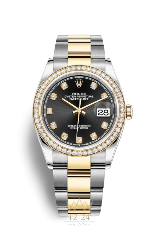 Rolex Oyster 36 мм Steel Yellow gold and Diamonds 126283rbr-0008