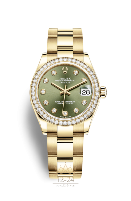 Rolex Oyster 31 мм Yellow Gold and Diamonds 278288rbr-0014