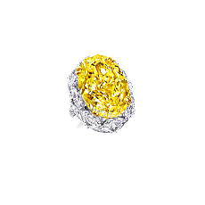 Украшение Graff Oval Shape Yellow and White Diamond Ring GR43881 — main thumb