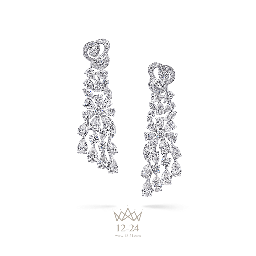 Graff Nuage Cascade Earrings Diamond RGE976