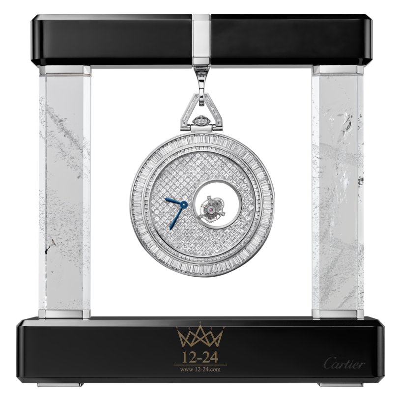Cartier Pocket watch Mysterious double Turbillion HPI01075