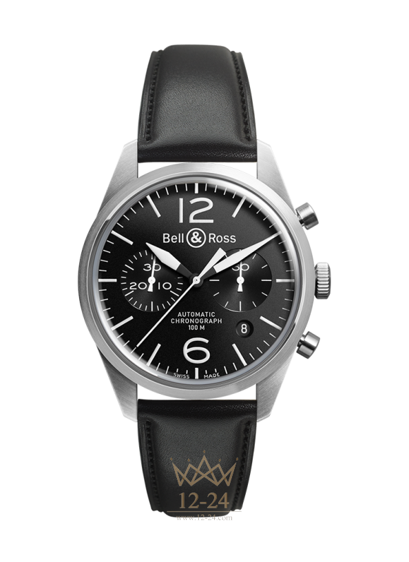 Bell &amp; Ross BR 126 ORIGINAL BLACK BRV126-BL-ST/SCA