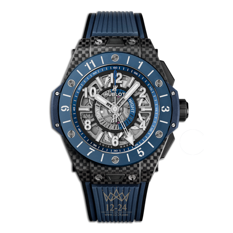 Hublot Unico GMT Carbon Blue Ceramic 471.QL.7127.RX