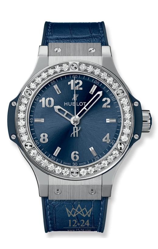 Hublot Steel Blue Diamonds 38 mm 361.SX.7170.LR.1204
