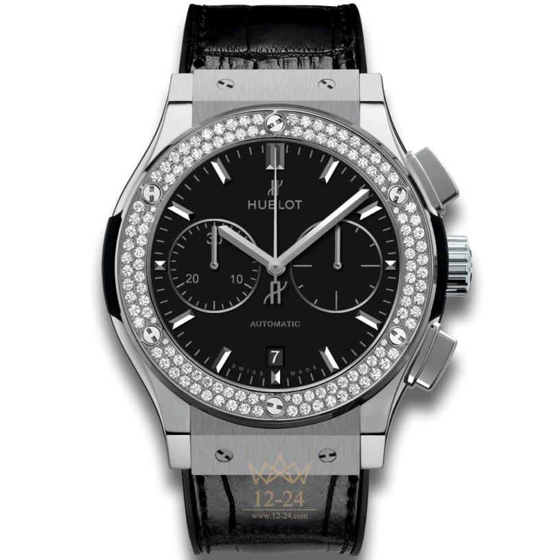 Hublot Chronograph Titanium Diamonds 45 mm 521.NX.1171.LR.1104