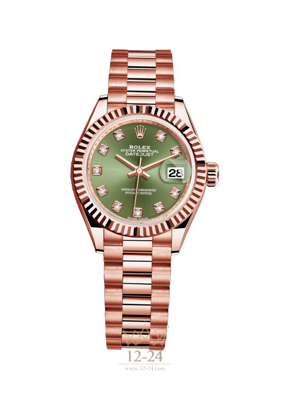Rolex Lady-Datejust 28 Oyster Everose gold 279175-0009