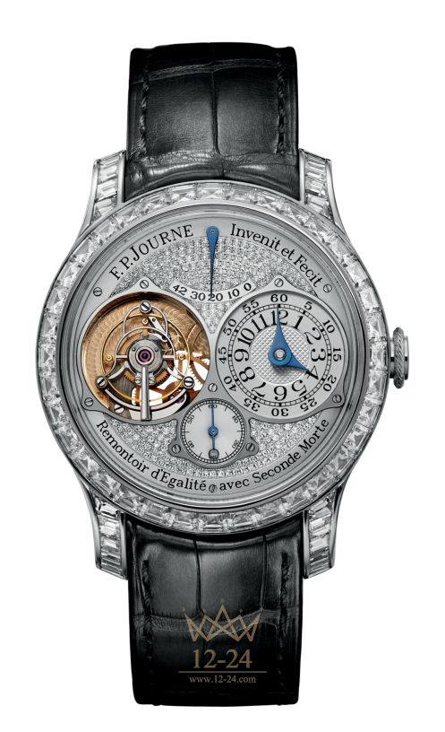 F.P.Journe Tourbillon Souverain With Diamonds FPJ-Co-Jewellery-TourbillonSouv-AL-CuirPl