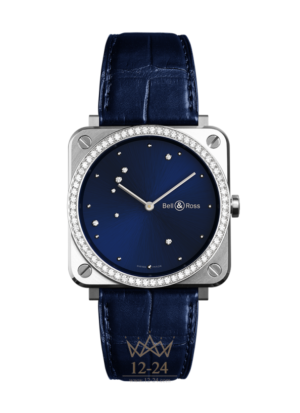 Bell &amp; Ross BR S DIAMOND EAGLE DIAMONDS BRS-EA-ST-LGD/SCR
