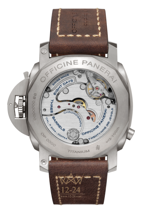 Panerai Chrono Monopulsante 8 Days GMT Titanio — 44 mm PAM00737