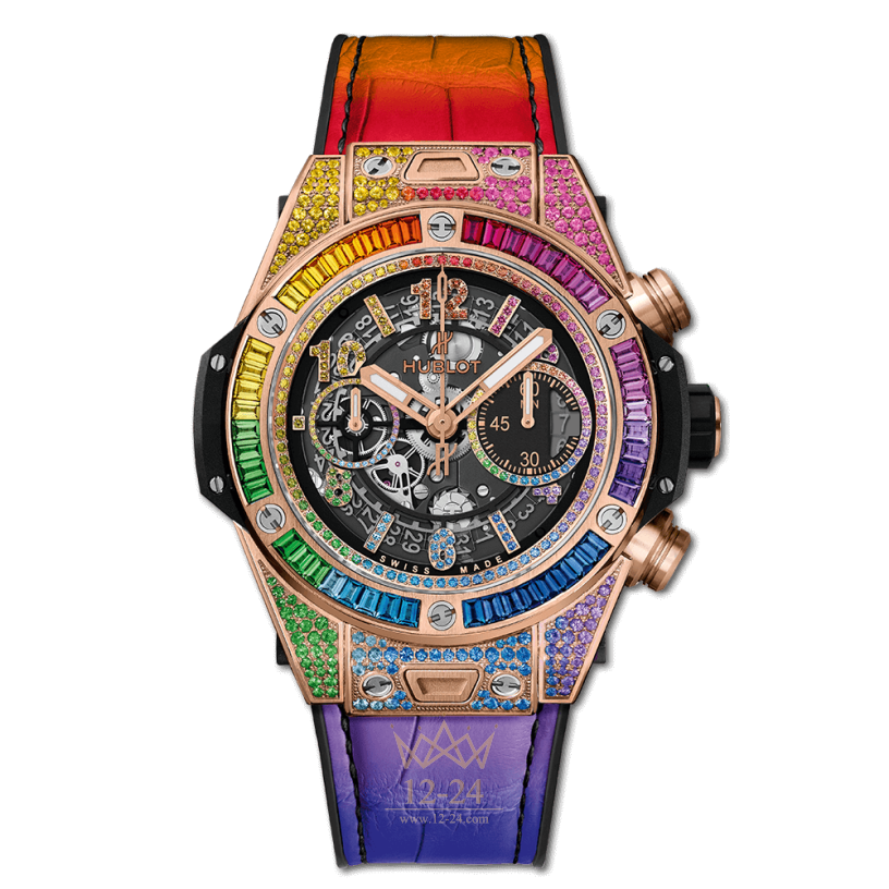 Hublot UNICO RAINBOW KING GOLD 411.OX.9910.LR.0999