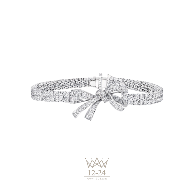 Graff Tilda’s Bow Classic Diamond Double Strand Bracelet RGB314