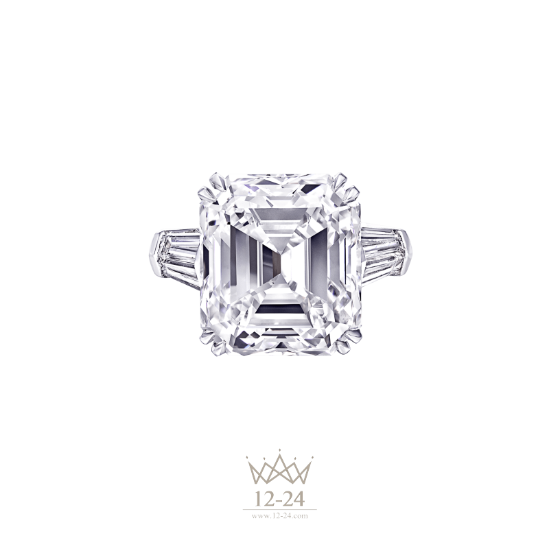 Graff Emerald Cut Diamond Ring GR44518
