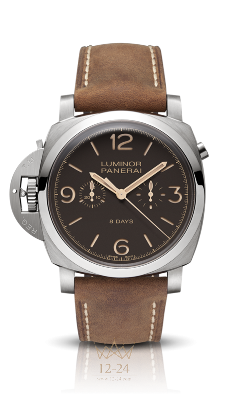 Panerai Luminor 1950 Chrono Monopulsante Left-Handed 8 Days Titanio - 47mm PAM00579