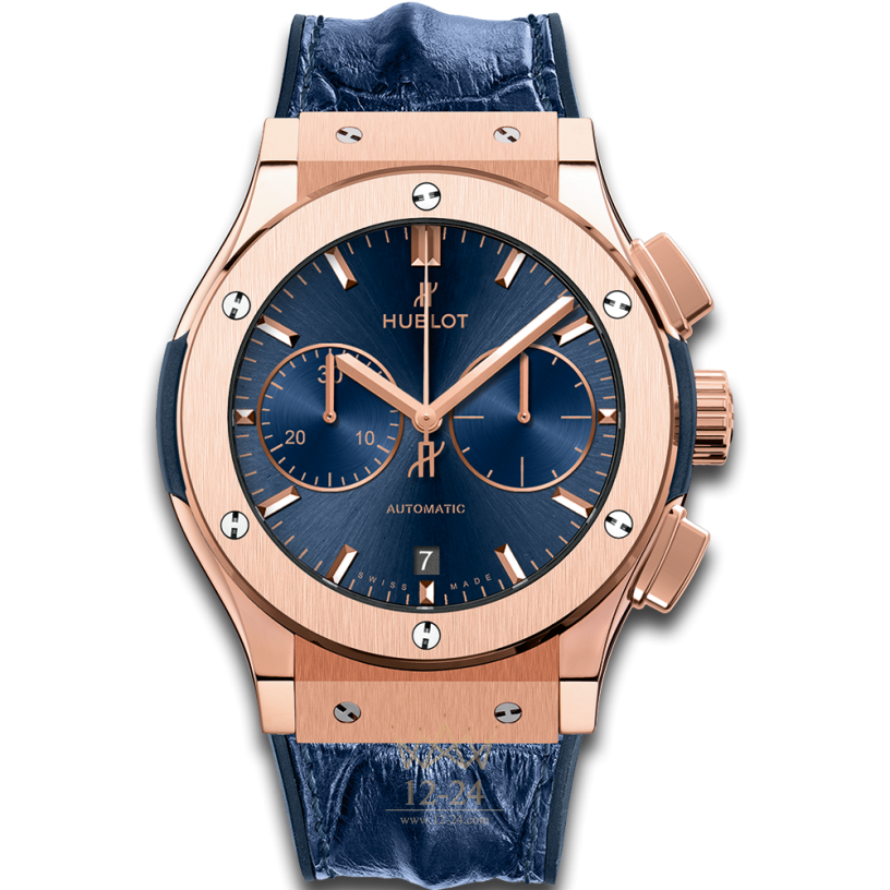 Hublot Blue Chronograph King Gold 45 mm 521.OX.7180.LR