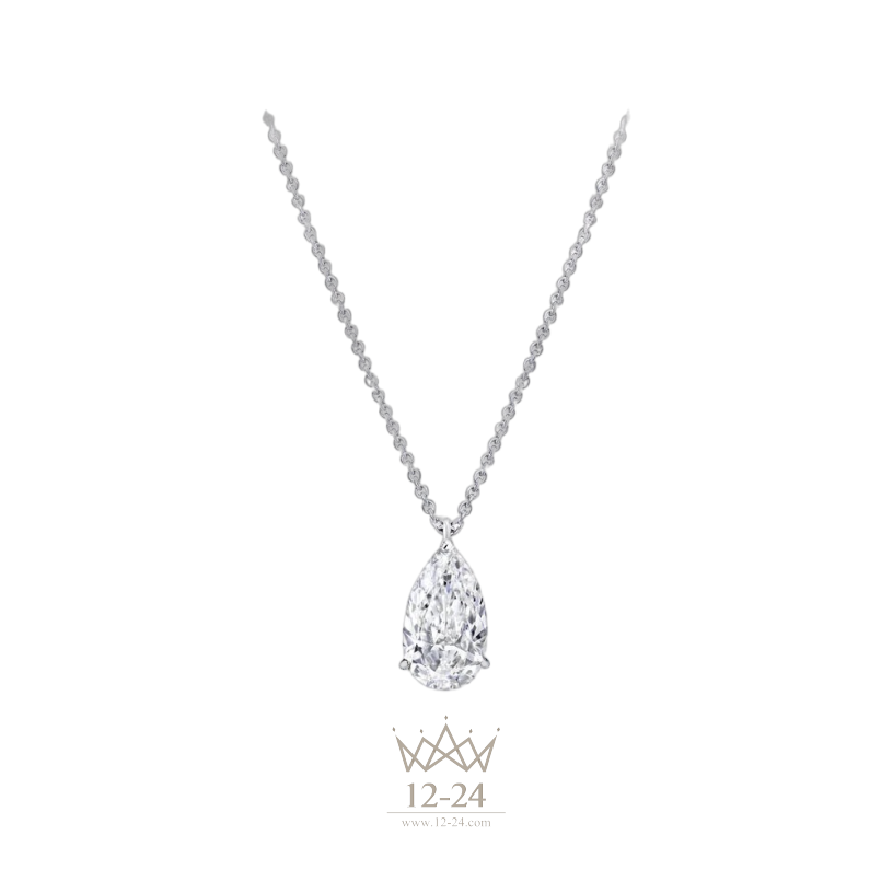 Graff Pear Shape Diamond Solitaire Pendant PPN01ALL