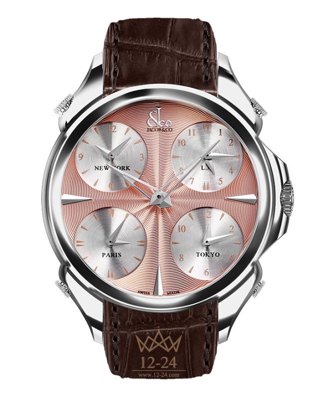 Jacob &amp; Co Palatial Five Time Zone PZ500.11.NS.NP.A