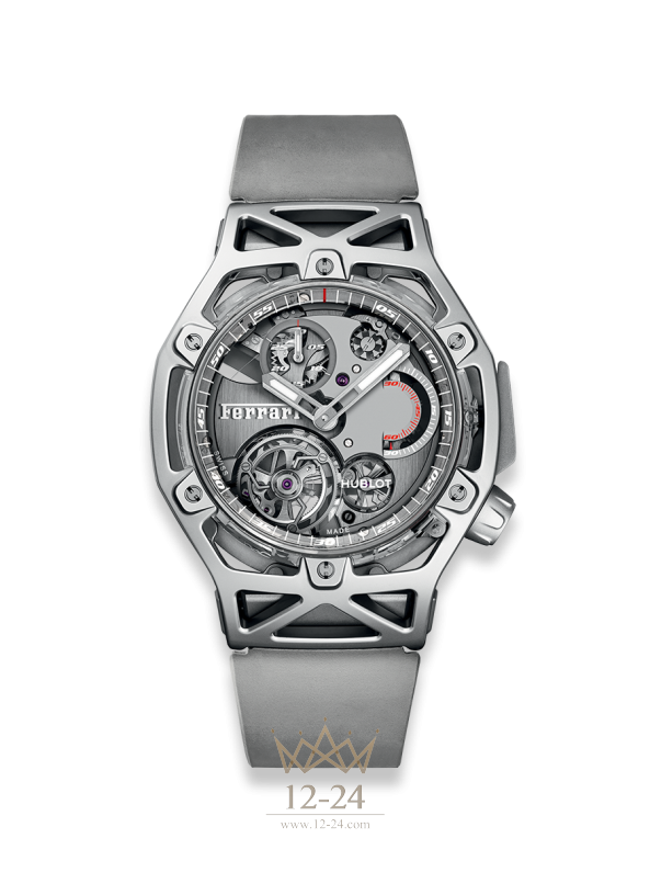 Hublot Techframe Ferrari Tourbillon Chronograph Sapphire White Gold 408.JW.0123.RX
