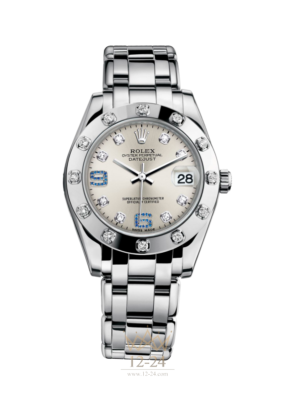 Rolex 34 мм White Gold and Diamonds 81319-0039