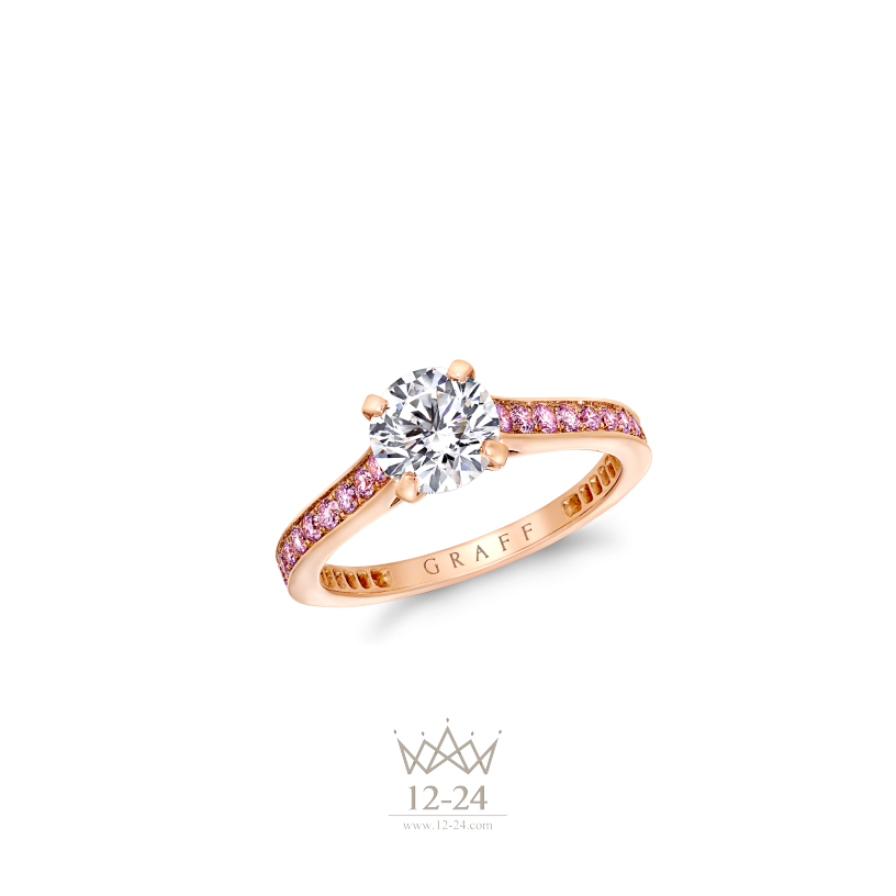 Graff Flame Round Diamond Engagement Ring RPVP01ALL