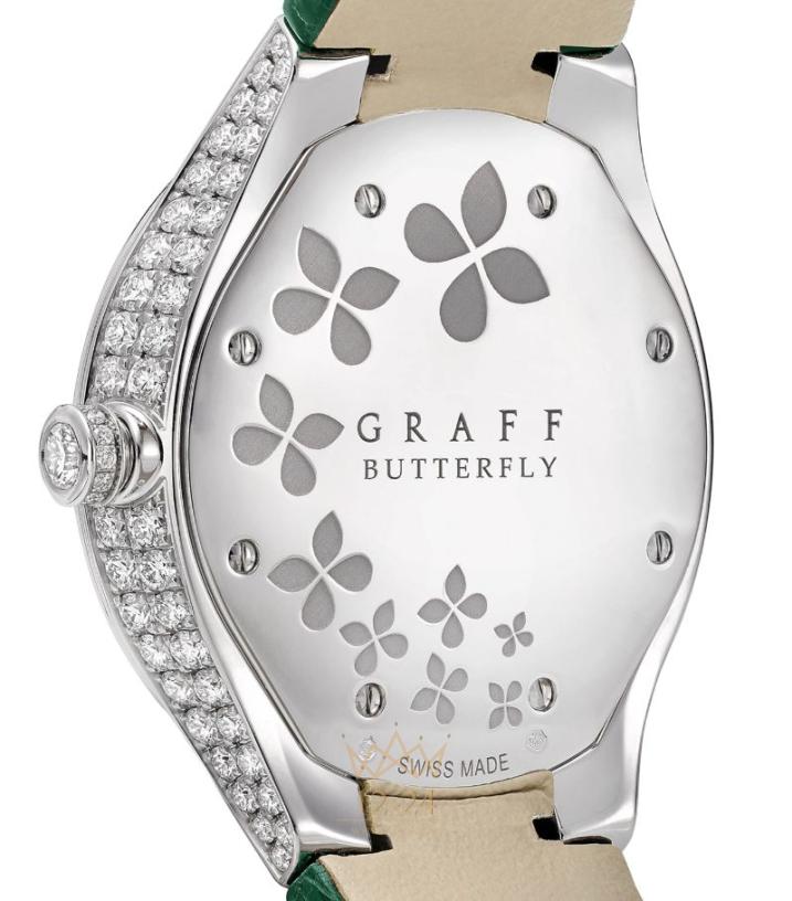 Graff Classic Butterfly Diamond and Emerald Watch BF33WGDE