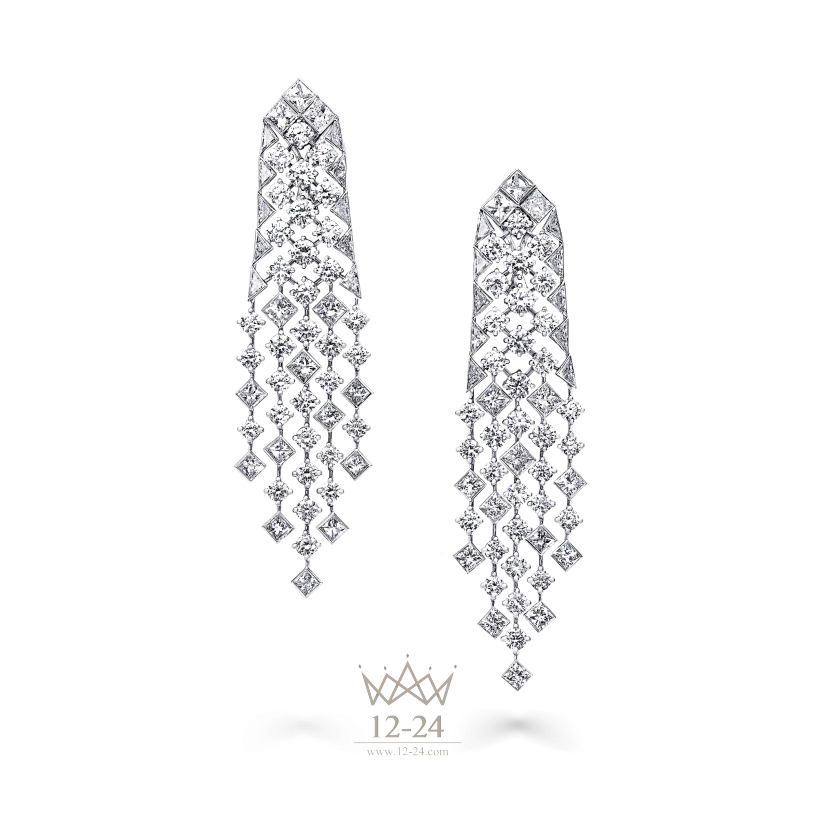 Graff Snowfall Earrings Diamond RGE1165
