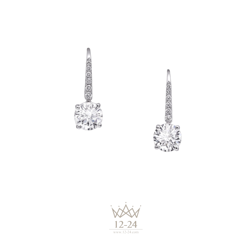 Graff Round Diamond Earrings RF01