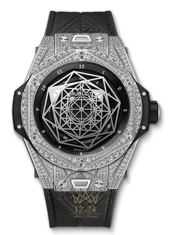 Hublot SANG BLEU TITANIUM PAVÉ 415.NX.1112.VR.1704.MXM17