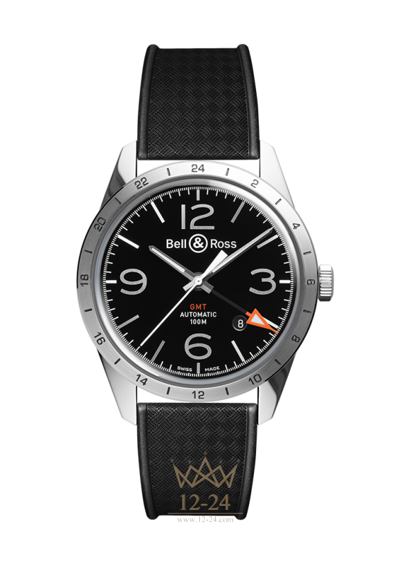 Bell &amp; Ross BR 123 GMT 24H BRV123-BL-GMT/SRB