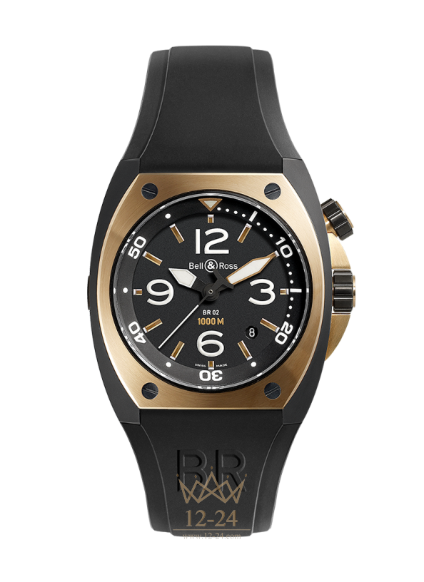 Bell & Ross BR 02-92 PINK GOLD & CARBON BR02-PINKGOLD-CA