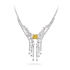 Украшение Graff Yellow and White Diamond Necklace GN8494 — main thumb