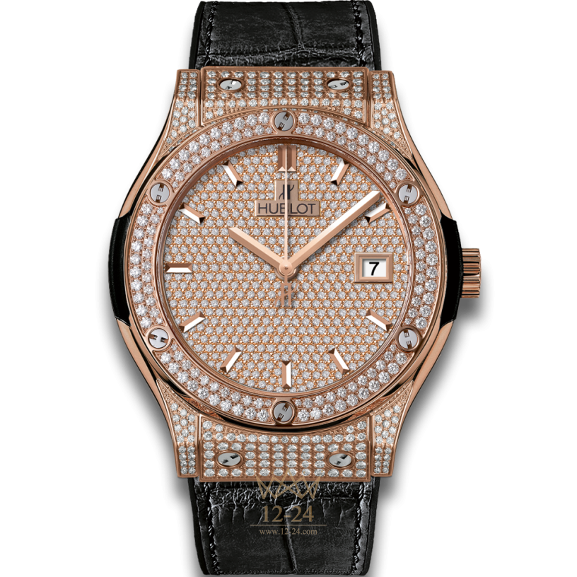 Hublot King Gold Full Pavé 45 mm 511.OX.9010.LR.1704