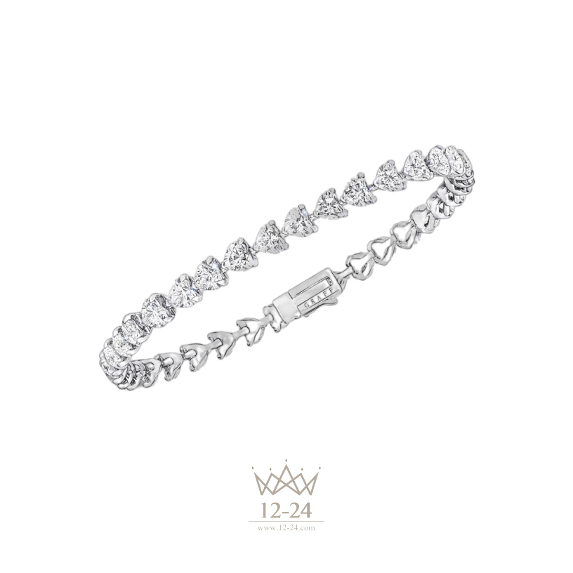 Graff Heart Shape Diamond Bracelet RGB361