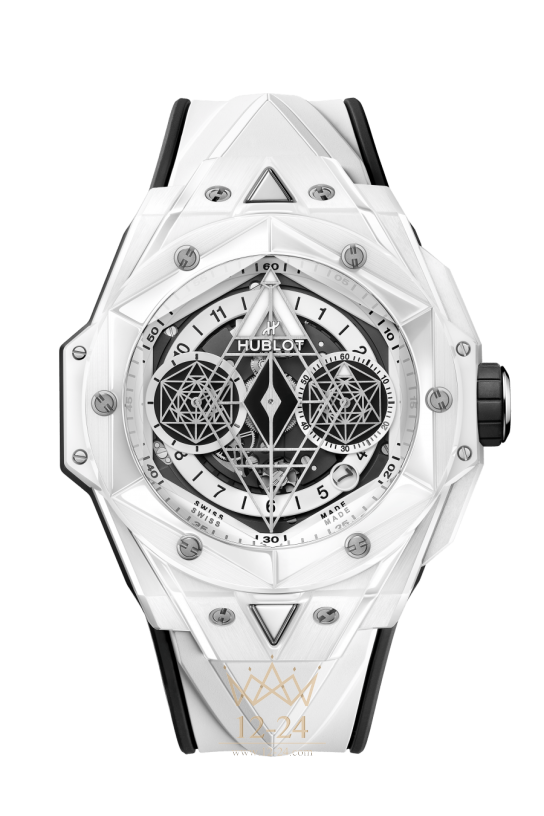 Hublot Sang Bleu II White Ceramic 45 мм 418.HX.2001.RX.MXM21