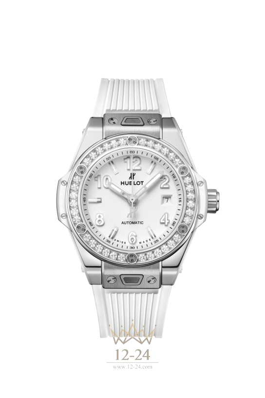 Hublot One Click Steel White Diamonds 33 мм 485.SE.2010.RW.1204