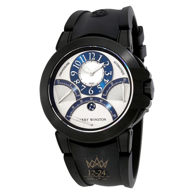 Harry Winston Triple Retrograde Chronograph Automatic Silver Dial OCEACT44ZZ005