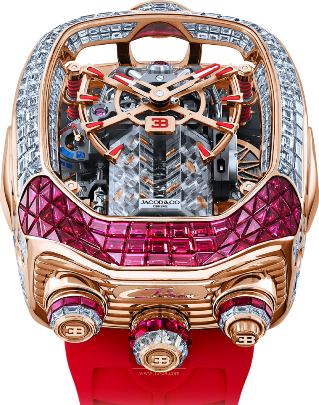 Jacob &amp; Co Bugatti Chiron Tourbillon Baguette BU800.40.AG.UA.A