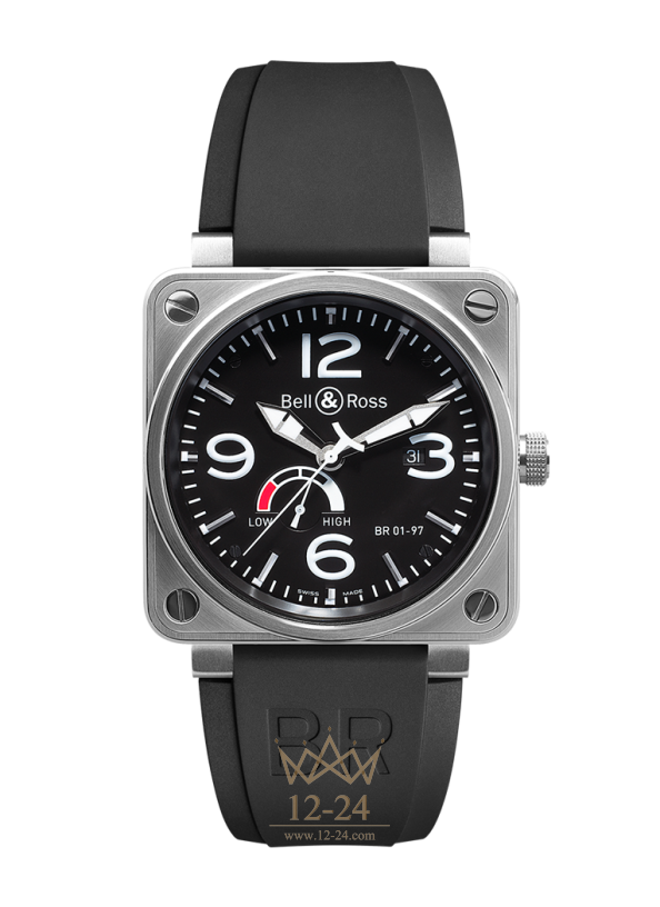 Bell &amp; Ross BR 01-97 RESERVE DE MARCHE BR0197-BL-ST