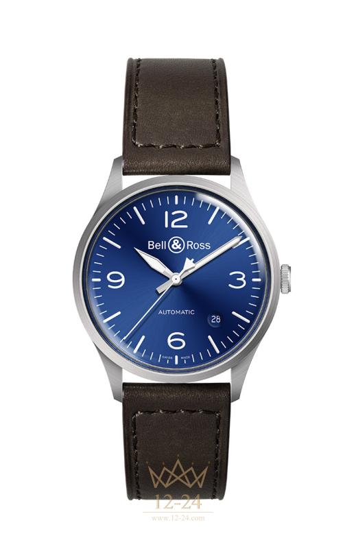 Bell &amp; Ross BR V1-92 Blue Steel BRV192-BLU-ST/SCA