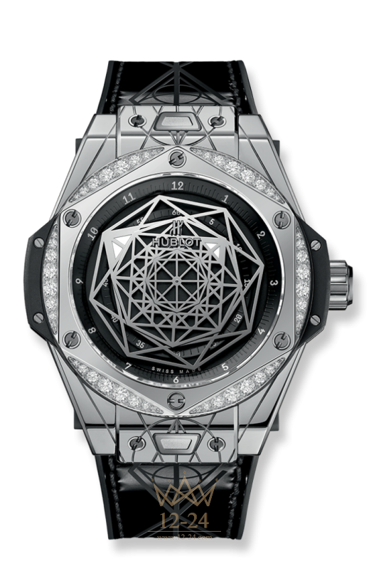 Hublot One Click Sang Bleu Steel Diamonds 465.SS.1117.VR.1204.MXM17