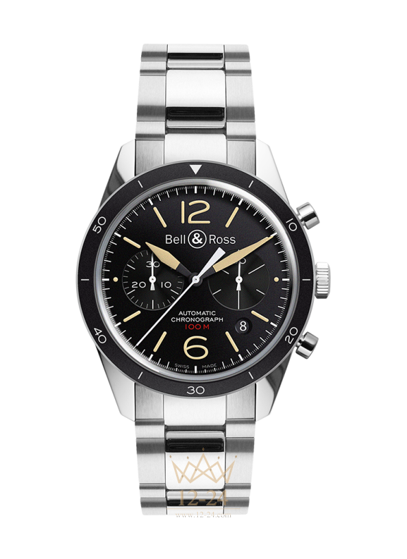 Bell &amp; Ross BR 126 SPORT HERITAGE BRV126-ST-HER/SST